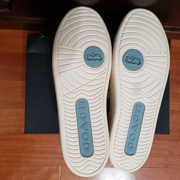 COACH Lowline Coated Canvas Sneakers - Picture 5 of 10